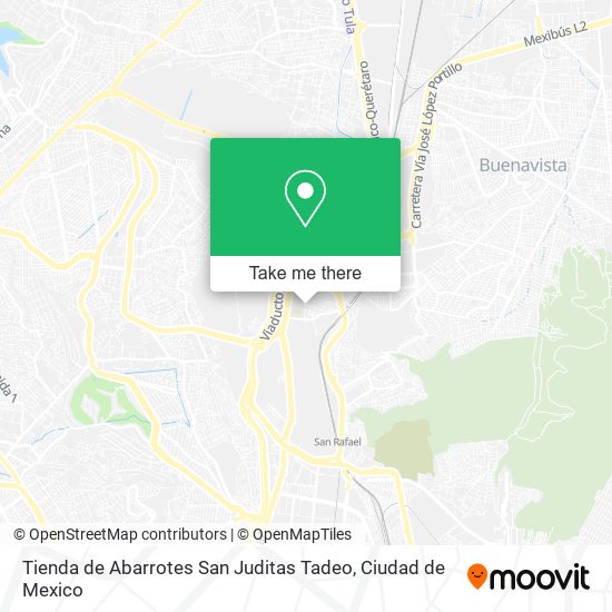 Mapa de Tienda de Abarrotes San Juditas Tadeo