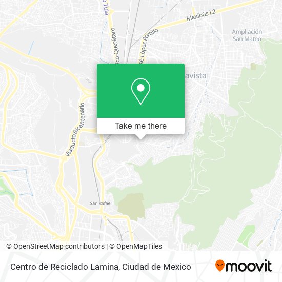 Centro de Reciclado Lamina map