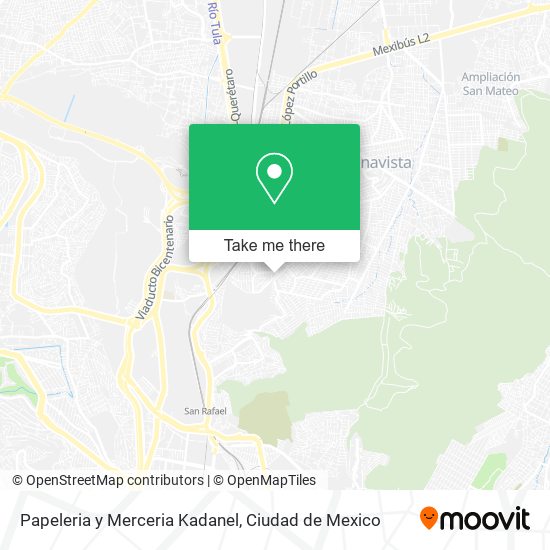 Papeleria y Merceria Kadanel map