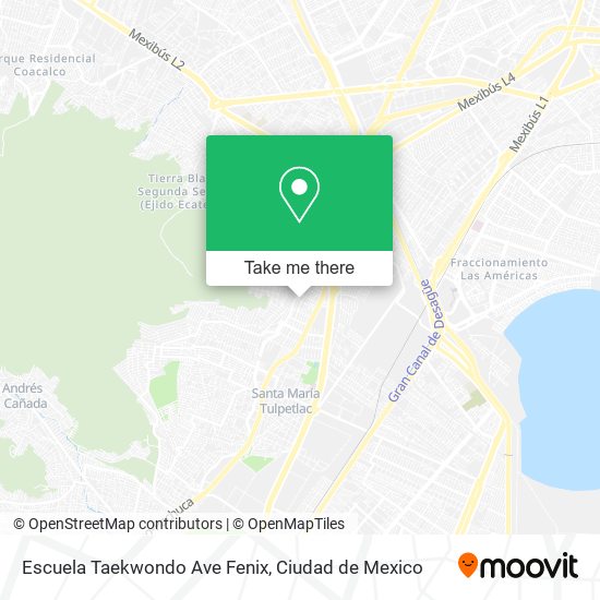 Mapa de Escuela Taekwondo Ave Fenix