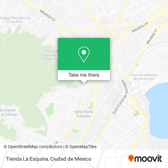 Mapa de Tienda La Esquina