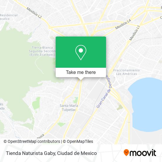 Mapa de Tienda Naturista Gaby