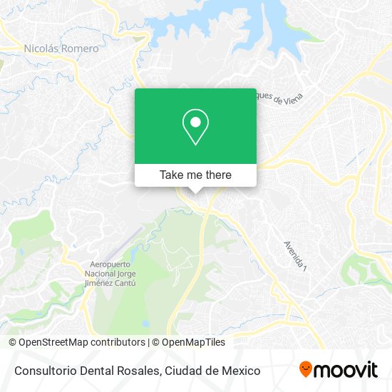 Mapa de Consultorio Dental Rosales