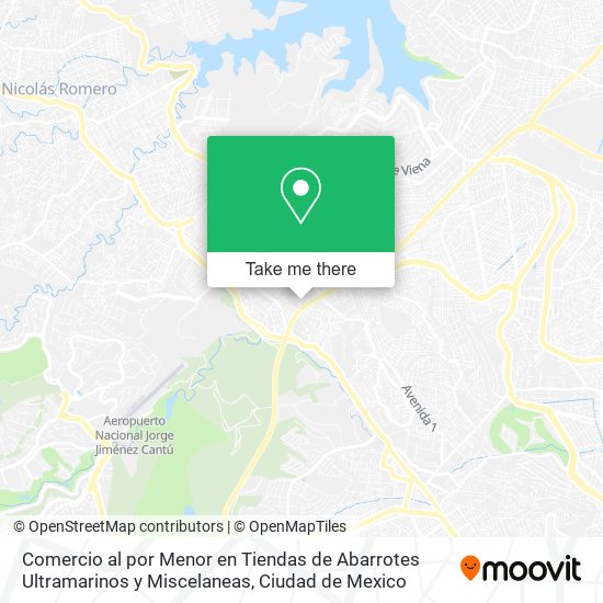 Comercio al por Menor en Tiendas de Abarrotes Ultramarinos y Miscelaneas map