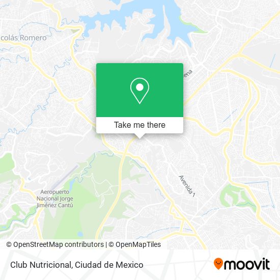 Club Nutricional map