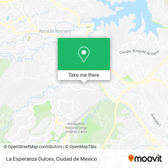 Mapa de La Esperanza Dulces