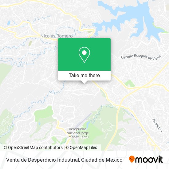 Mapa de Venta de Desperdicio Industrial