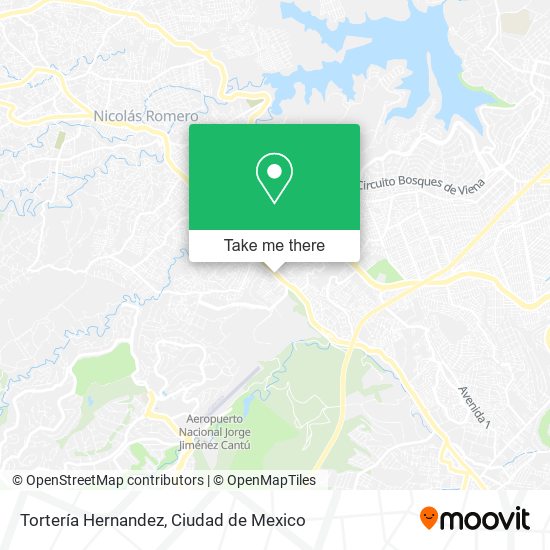 Mapa de Tortería Hernandez