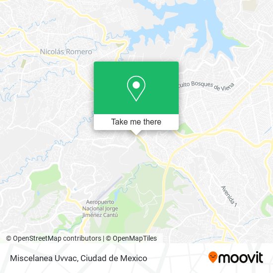 Mapa de Miscelanea Uvvac