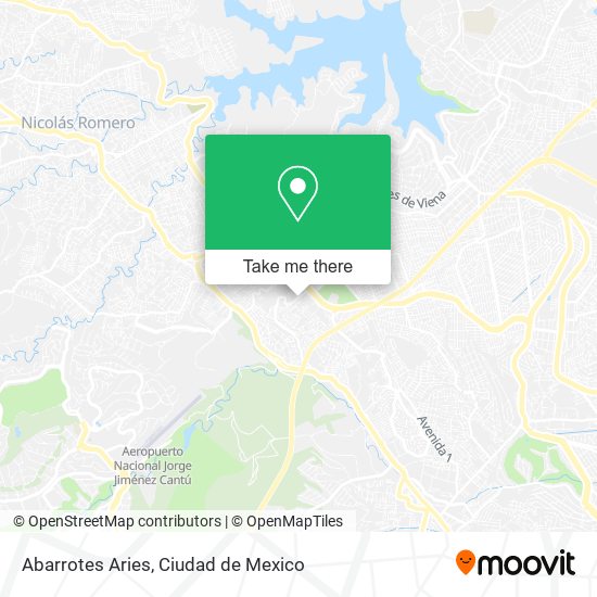 Abarrotes Aries map