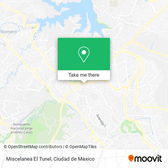 Miscelanea El Tunel map