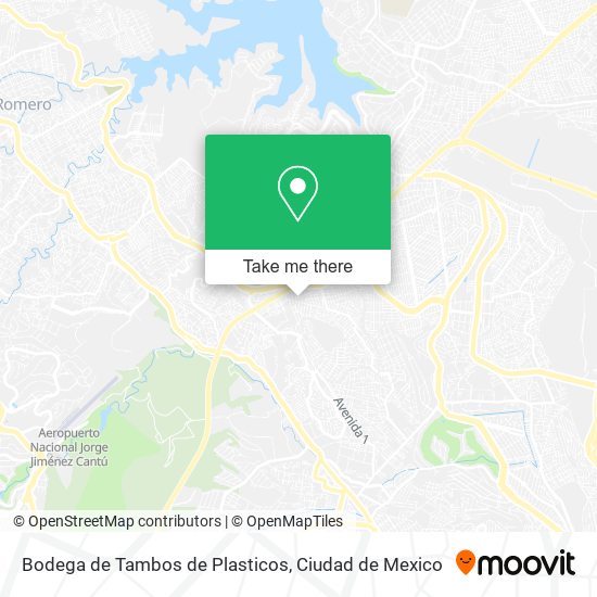 Mapa de Bodega de Tambos de Plasticos