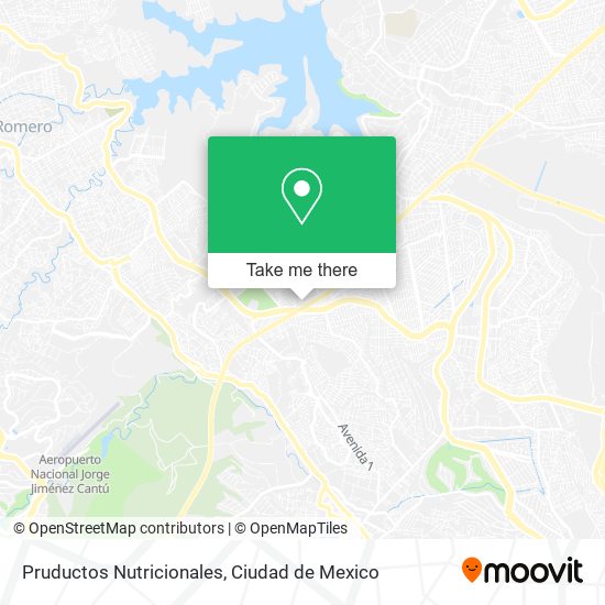 Pruductos Nutricionales map