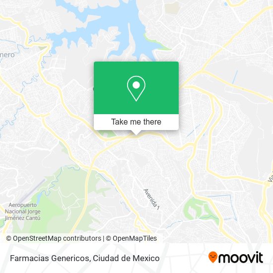 Farmacias Genericos map