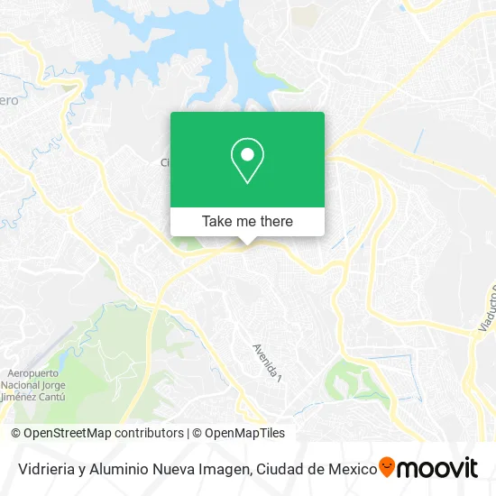 Mapa de Vidrieria y Aluminio Nueva Imagen