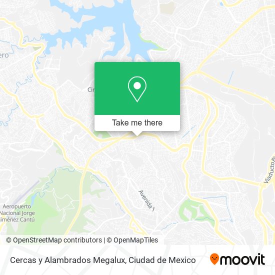 Cercas y Alambrados Megalux map