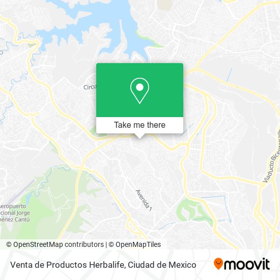 Venta de Productos Herbalife map