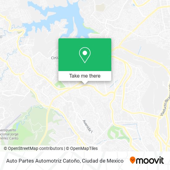 Auto Partes Automotriz Catoño map