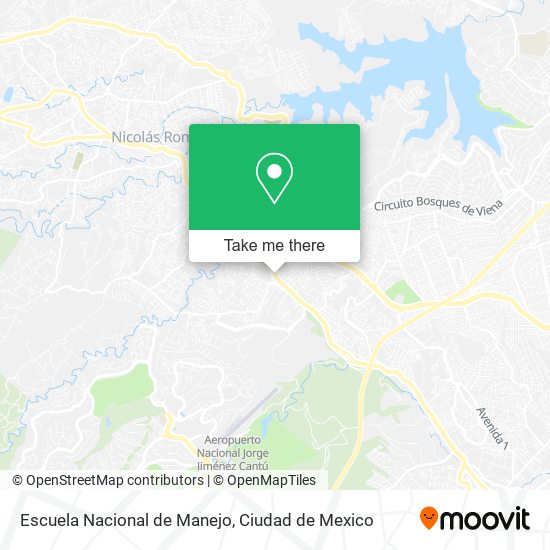 Mapa de Escuela Nacional de Manejo