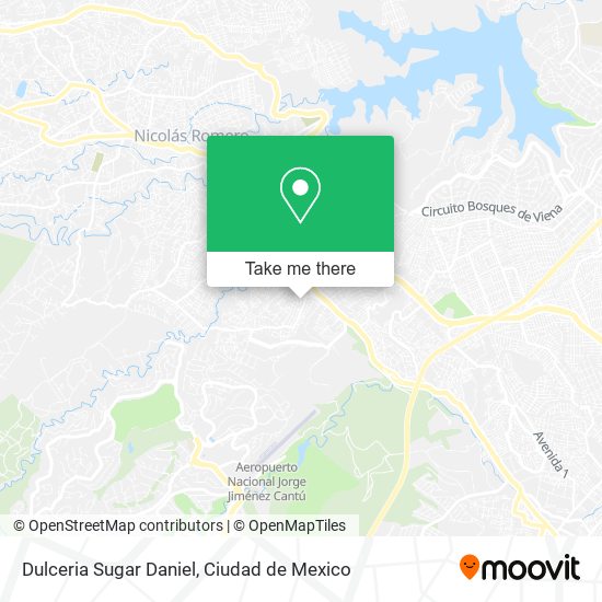 Mapa de Dulceria Sugar Daniel