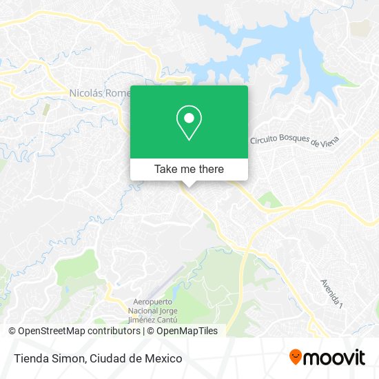 Mapa de Tienda Simon