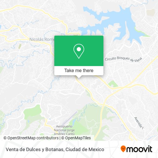 Venta de Dulces y Botanas map