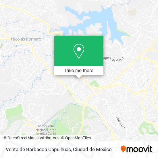 Venta de Barbacoa Capulhuac map