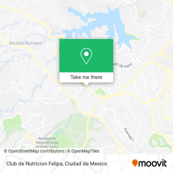 Mapa de Club de Nutricion Felipa