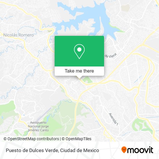 Puesto de Dulces Verde map