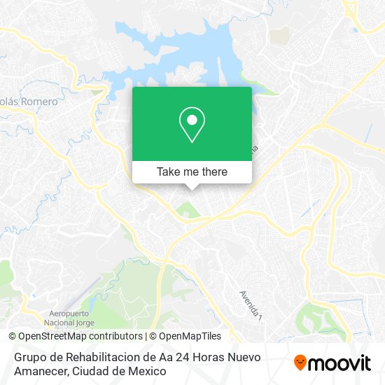 Grupo de Rehabilitacion de Aa 24 Horas Nuevo Amanecer map