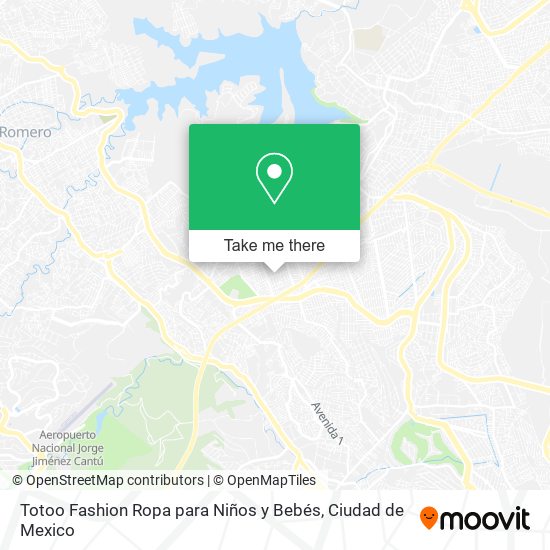 Mapa de Totoo Fashion Ropa para Niños y Bebés