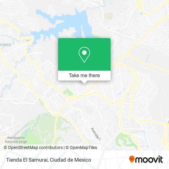 Mapa de Tienda El Samurai