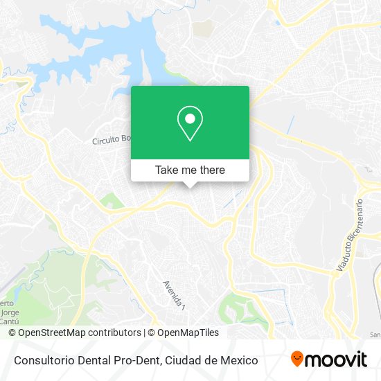 Consultorio Dental Pro-Dent map