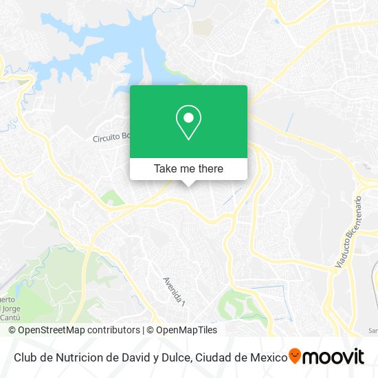 Mapa de Club de Nutricion de David y Dulce