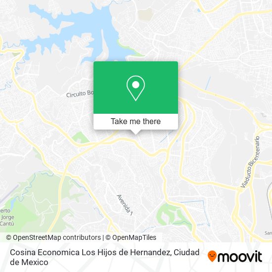 Mapa de Cosina Economica Los Hijos de Hernandez