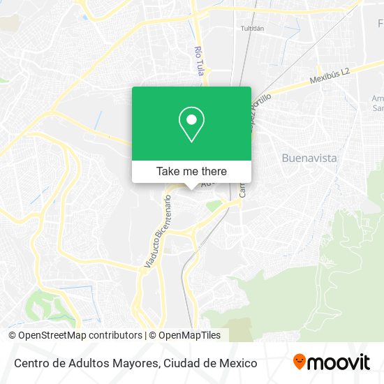 Mapa de Centro de Adultos Mayores