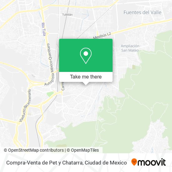 Mapa de Compra-Venta de Pet y Chatarra