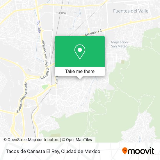 Mapa de Tacos de Canasta El Rey