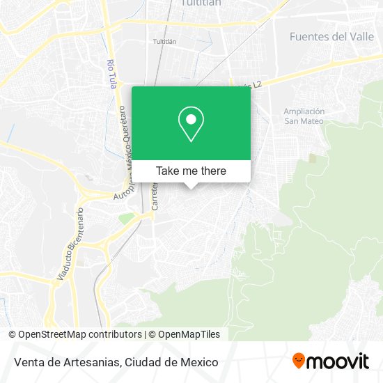 Venta de Artesanias map