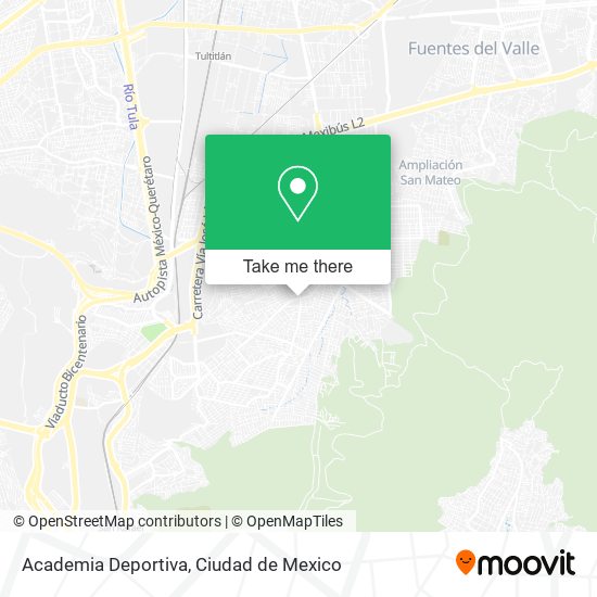 Academia Deportiva map