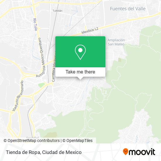 Tienda de Ropa map