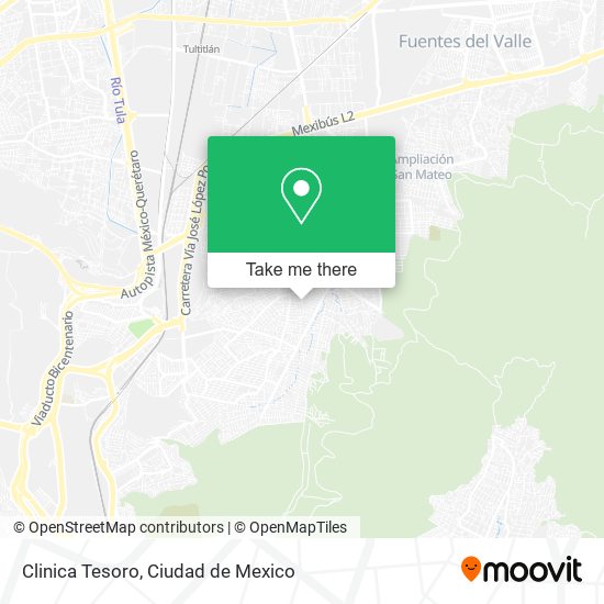 Clinica Tesoro map