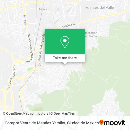 Compra Venta de Metales Yamilet map