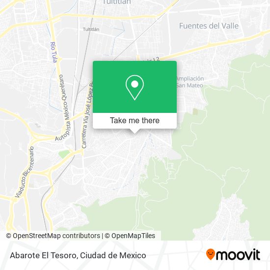 Abarote El Tesoro map