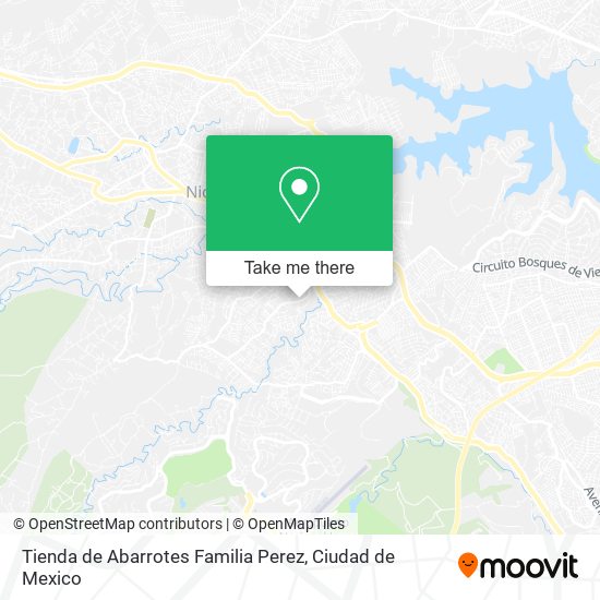 Mapa de Tienda de Abarrotes Familia Perez