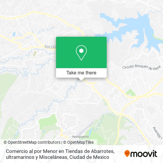 Comercio al por Menor en Tiendas de Abarrotes, ultramarinos y Misceláneas map