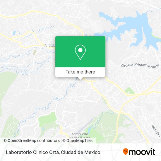 Laboratorio Clinico Orta map