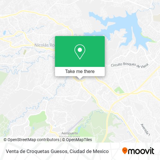 Venta de Croquetas Guesos map