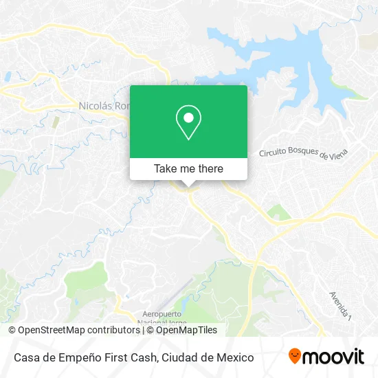 Casa de Empeño First Cash map