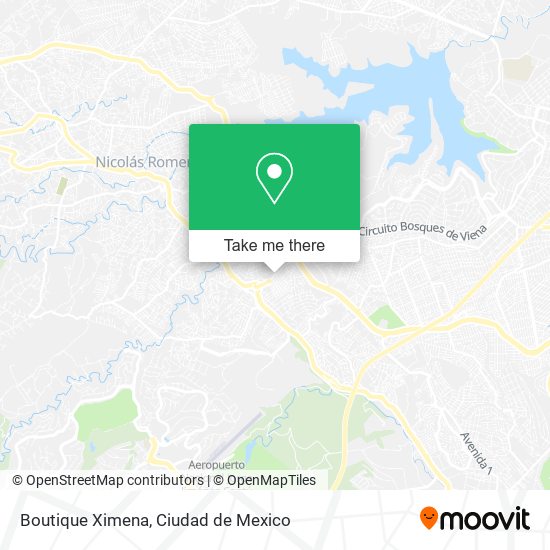 Mapa de Boutique Ximena